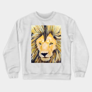 Lion - Acrylic Painting Crewneck Sweatshirt